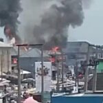 Fire engulf premium restaurant in Ughoton Delta (VIDEO)